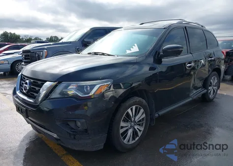 2018 Nissan Pathfinder Sl из США, поврежденный, VIN 5N1DR2MN0JC620268